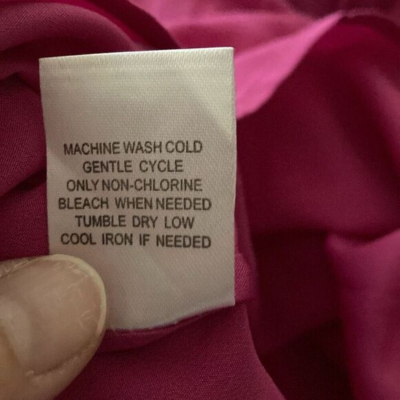 Daniel Rainn Pink Ballon Sleeve Blouse (J8) - Picture 12 of 12